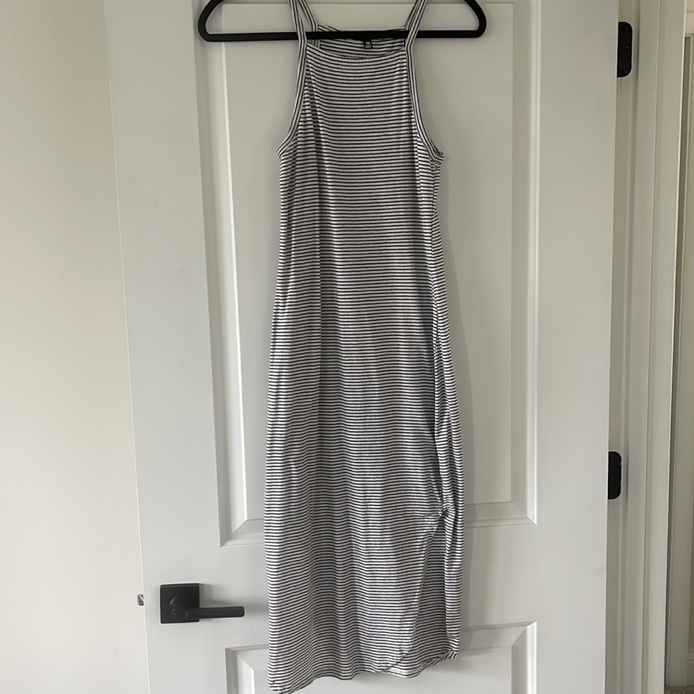 Striped Midi Dress